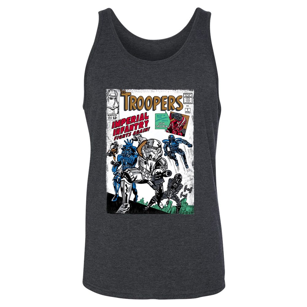 Unisex Jersey Tank - JWA7DQ2R - Dark Grey Heather - 6
