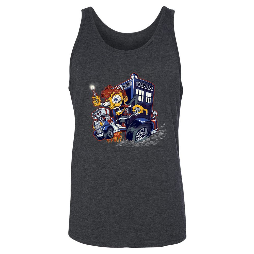 Unisex Jersey Tank - V8NVBWZN - Dark Grey Heather - 6
