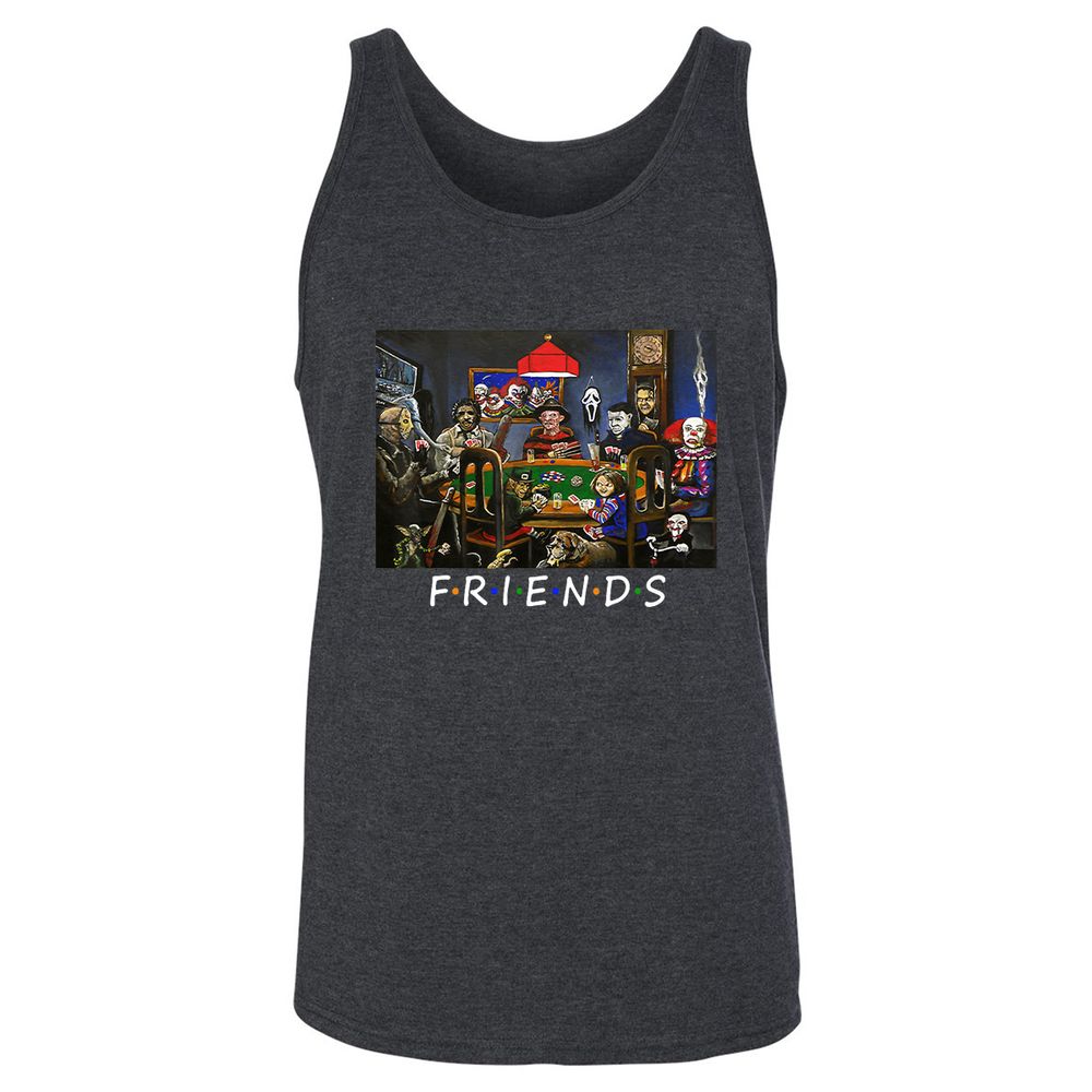 Unisex Jersey Tank - A1ANEFXH - Dark Grey Heather - 6