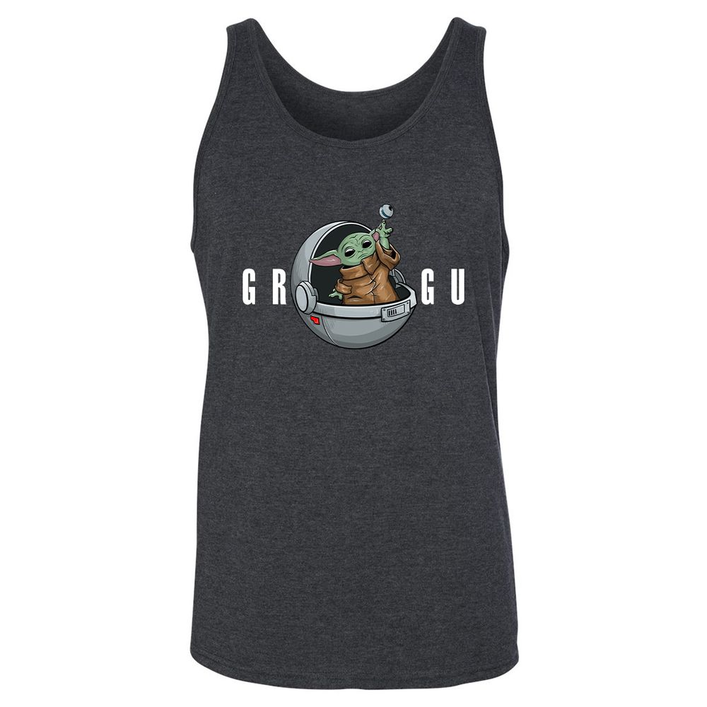 Unisex Jersey Tank - ETTTHLQC - Dark Grey Heather - 6