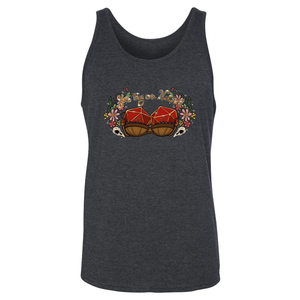 Unisex Jersey Tank - YD7WAW51 - Dark Grey Heather - 6