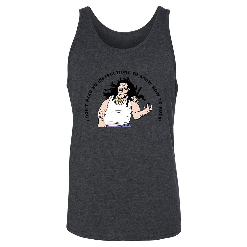 Unisex Jersey Tank - EUPPV88Y - Dark Grey Heather - 6
