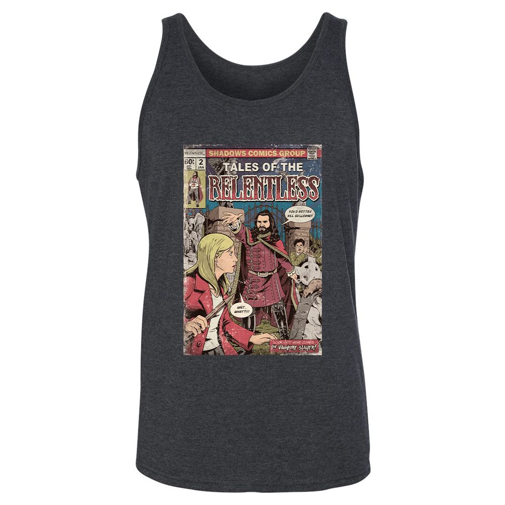 Unisex Jersey Tank - A6E2MA7H - Dark Grey Heather - 6