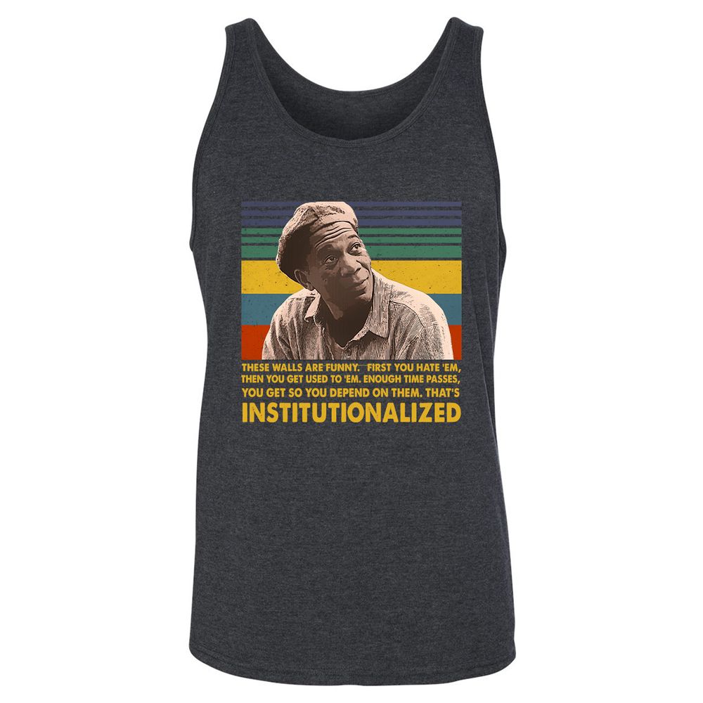 Unisex Jersey Tank - LY1LMWJJ - Dark Grey Heather - 6