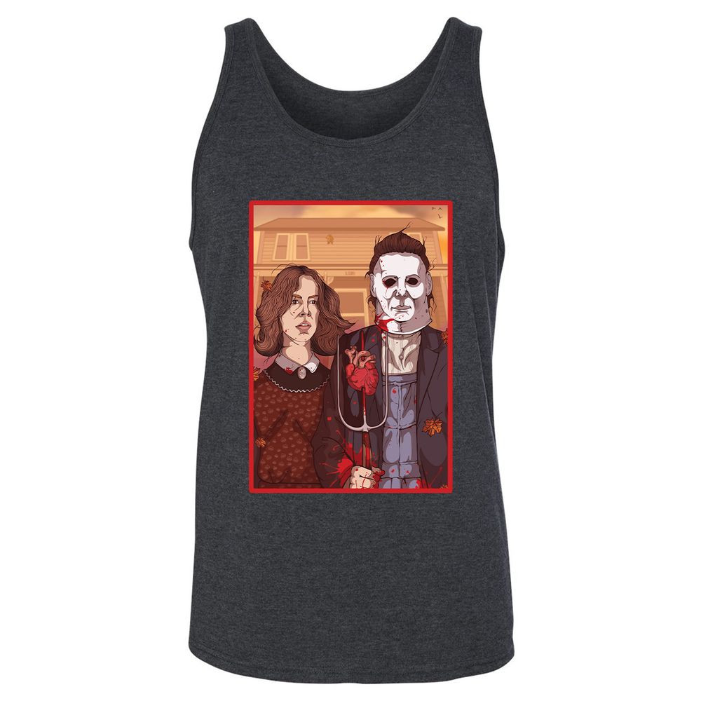 Unisex Jersey Tank - X5QHXGPX - Dark Grey Heather - 6