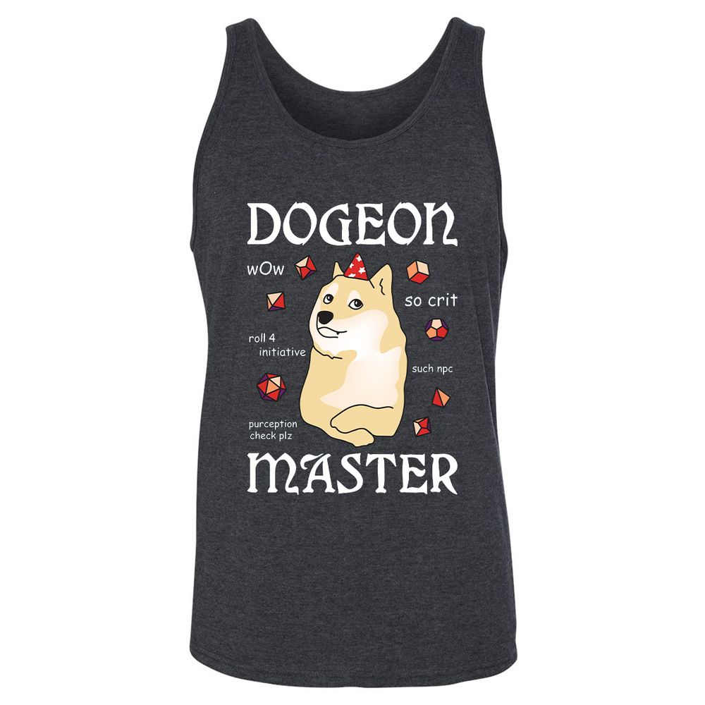 Unisex Jersey Tank - NB5W1Q84 - Dark Grey Heather - 6