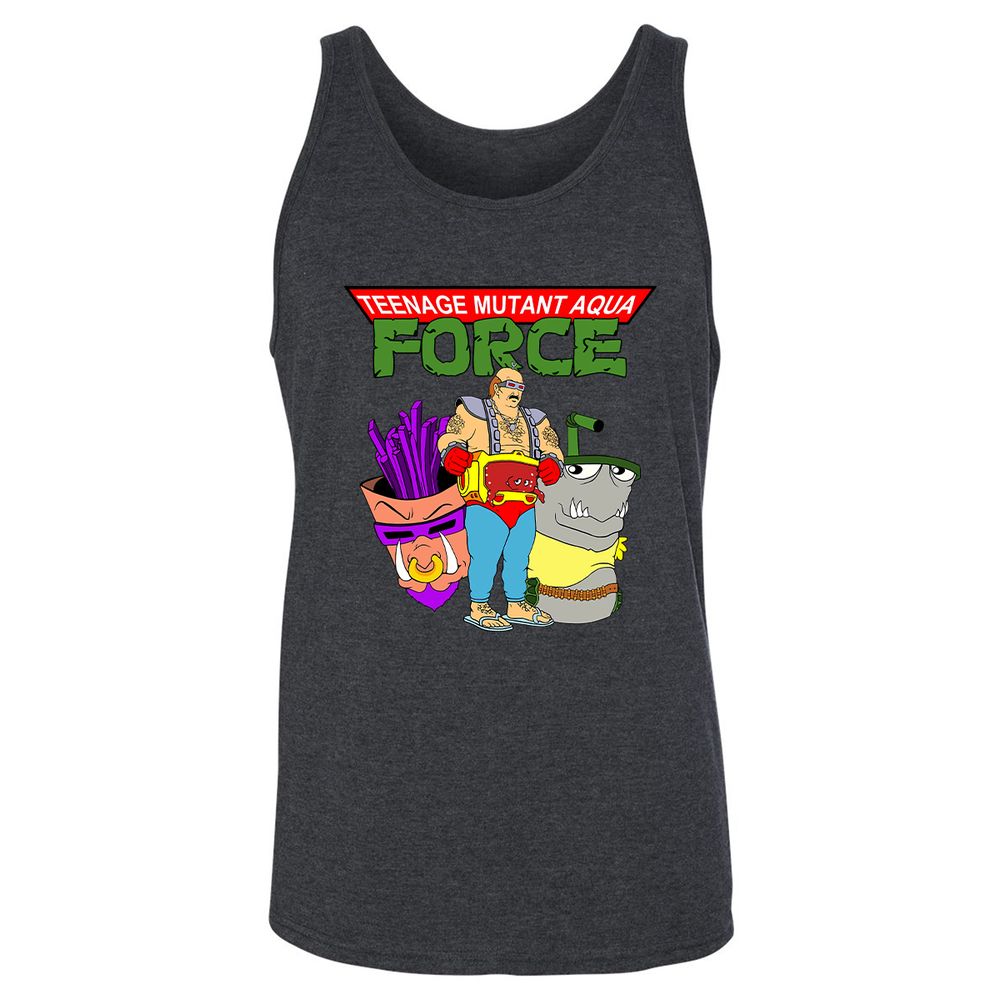 Unisex Jersey Tank - QAXSNB2H - Dark Grey Heather - 6