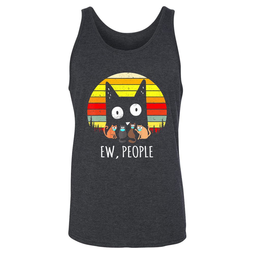 Unisex Jersey Tank - EGWR8JSX - Dark Grey Heather - 6