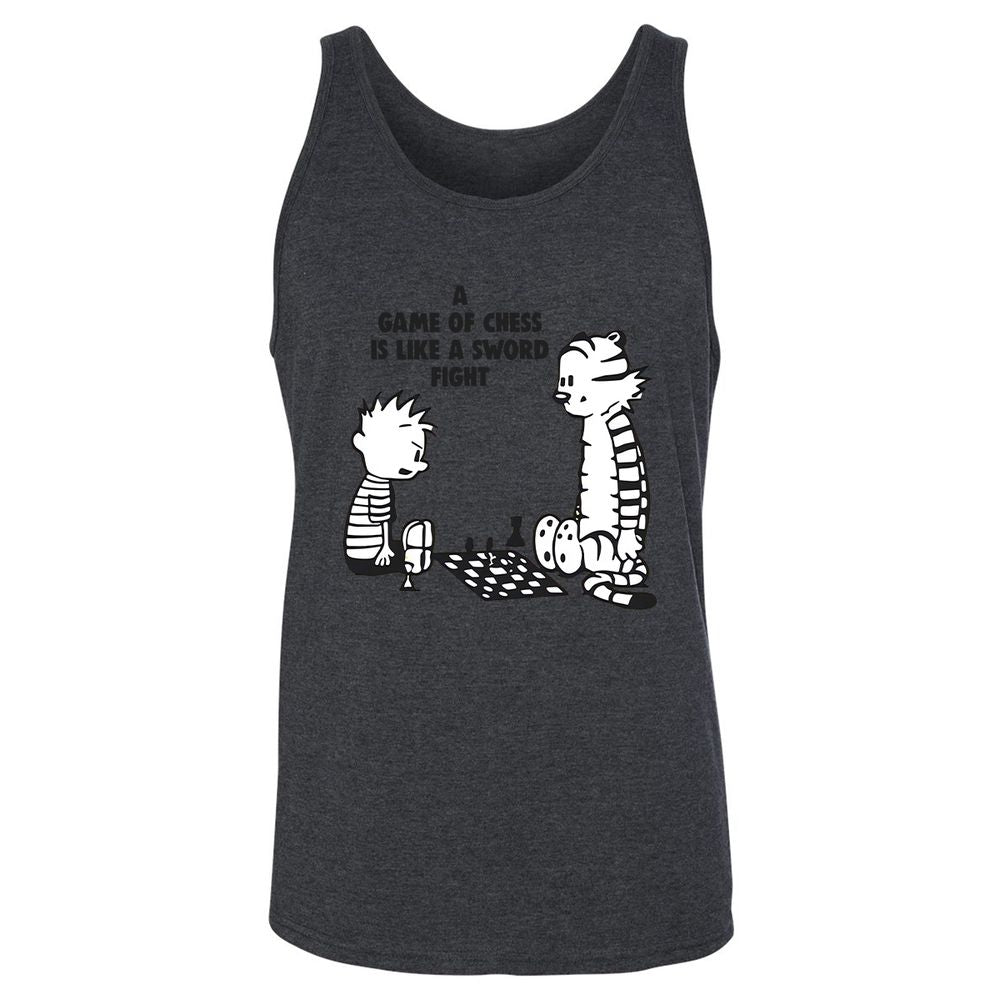 Unisex Jersey Tank - BYEEE6TR - Dark Grey Heather - 6