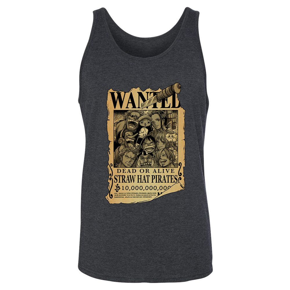 Unisex Jersey Tank - PDEWT3V8 - Dark Grey Heather - 6