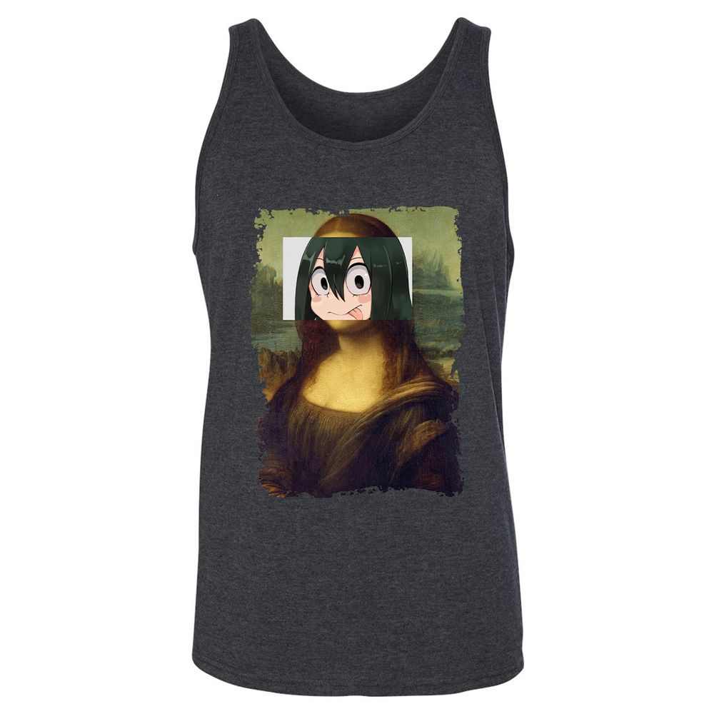 Unisex Jersey Tank - SWWLKHPL - Dark Grey Heather - 6