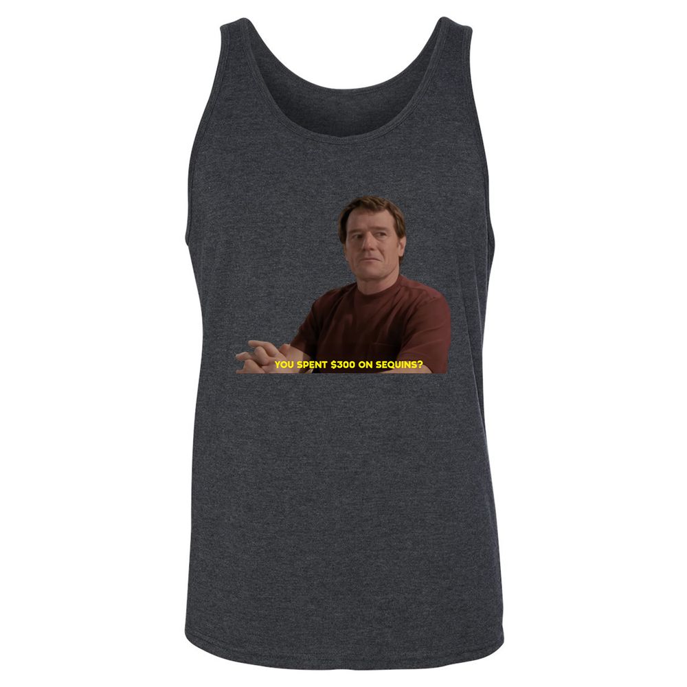 Unisex Jersey Tank - 526GF3WX - Dark Grey Heather - 6