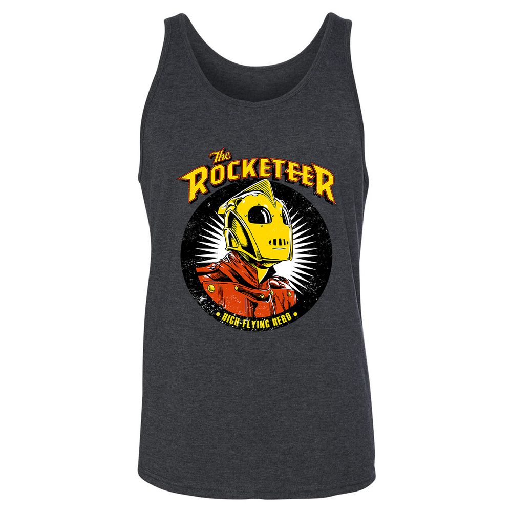 Unisex Jersey Tank - PTLFHTJ8 - Dark Grey Heather - 6