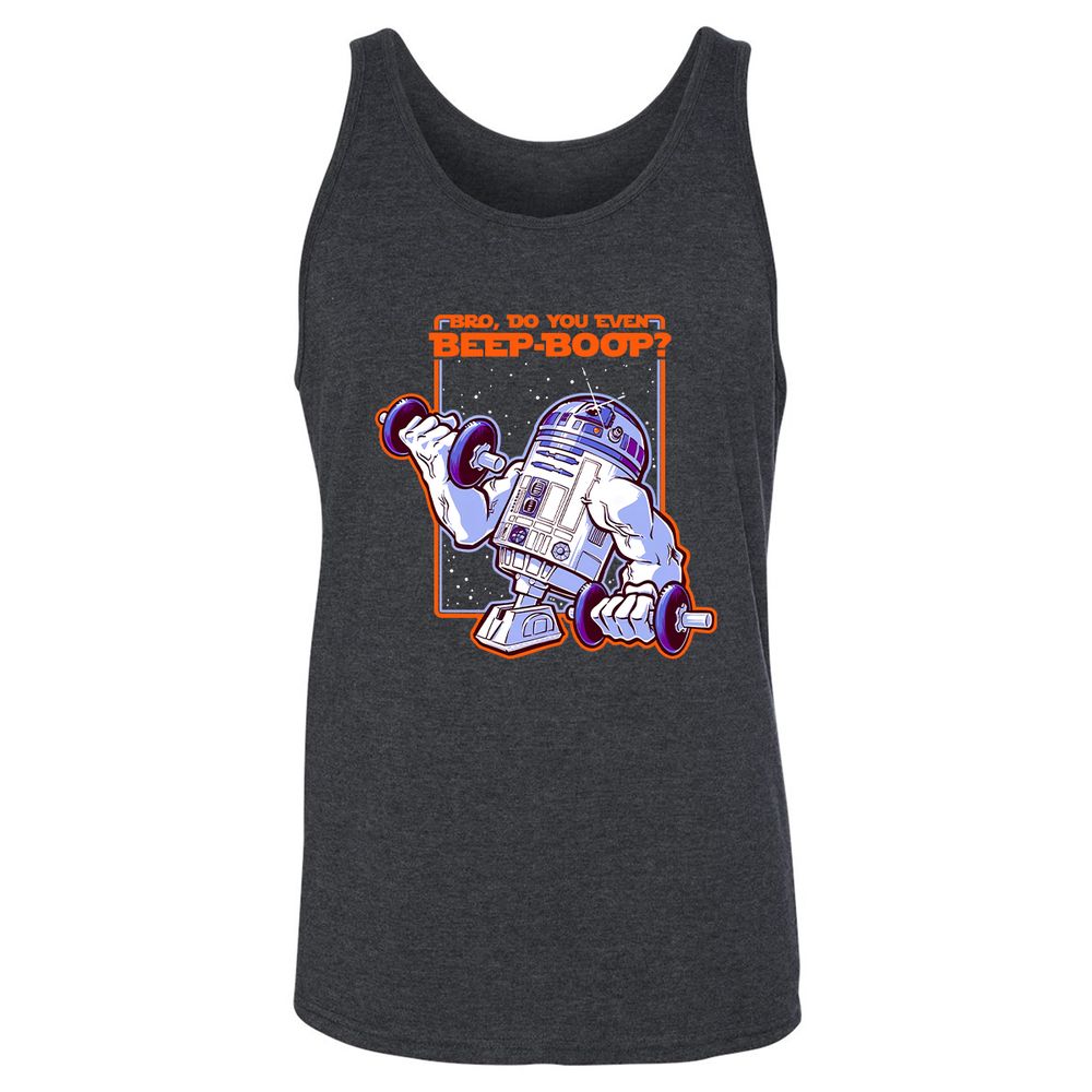 Unisex Jersey Tank - 3UFJVF72 - Dark Grey Heather - 6