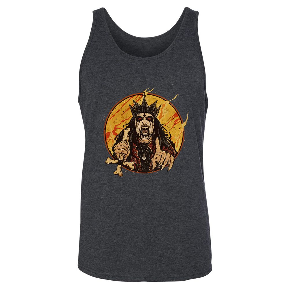 Unisex Jersey Tank - WT4JFBR8 - Dark Grey Heather - 6