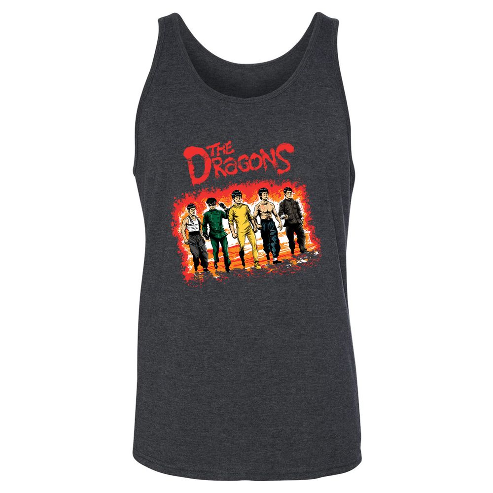 Unisex Jersey Tank - DLS39Y68 - Dark Grey Heather - 6