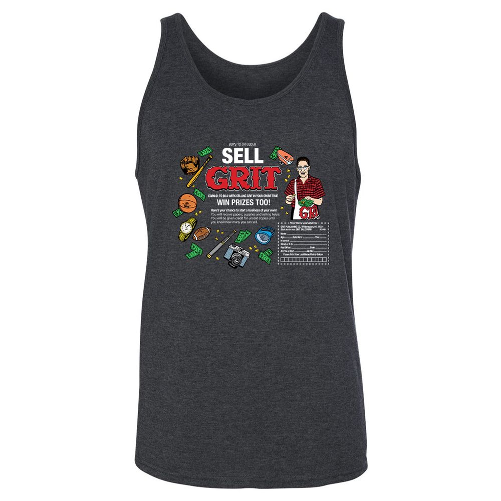 Unisex Jersey Tank - 55PXCDY7 - Dark Grey Heather - 6
