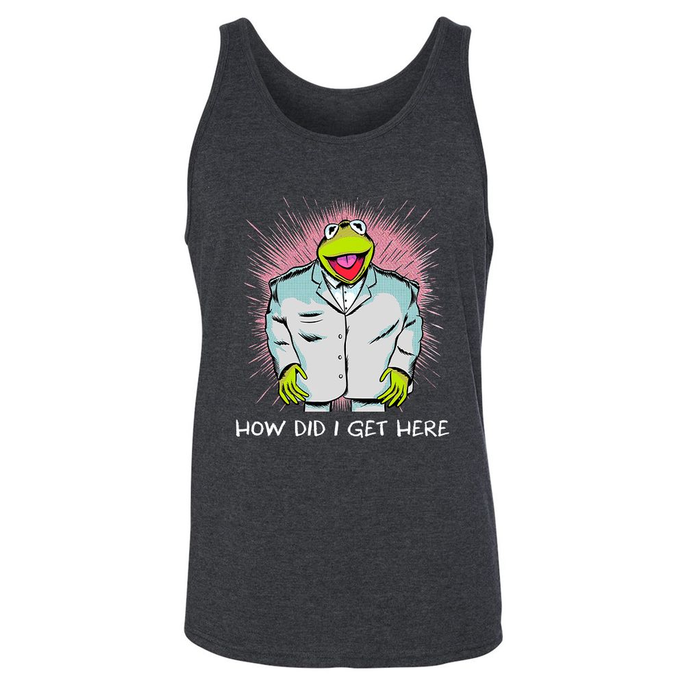 Unisex Jersey Tank - KUNZPMGP - Dark Grey Heather - 6