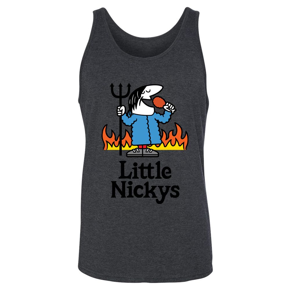 Unisex Jersey Tank - GRWTW5XX - Dark Grey Heather - 6