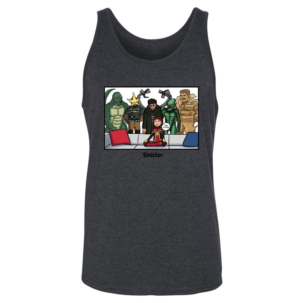 Unisex Jersey Tank - EPMSHP3A - Dark Grey Heather - 6