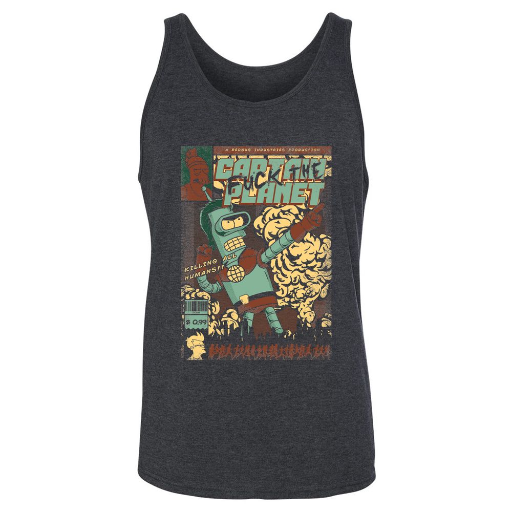 Unisex Jersey Tank - Z1LF8YAL - Dark Grey Heather - 6