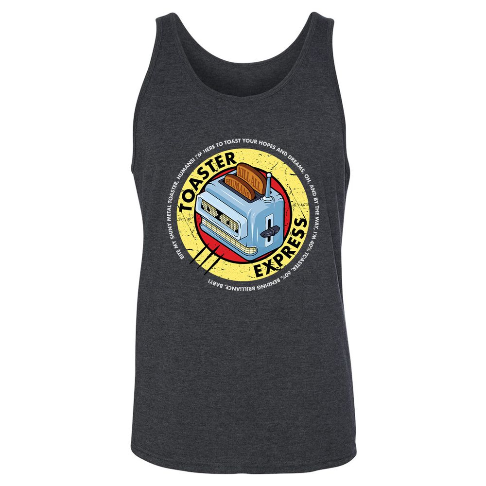 Unisex Jersey Tank - 1KLQ4K51 - Dark Grey Heather - 6