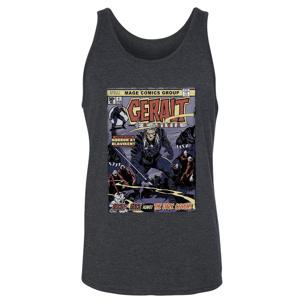 Unisex Jersey Tank - UD9VZRKG - Dark Grey Heather - 6
