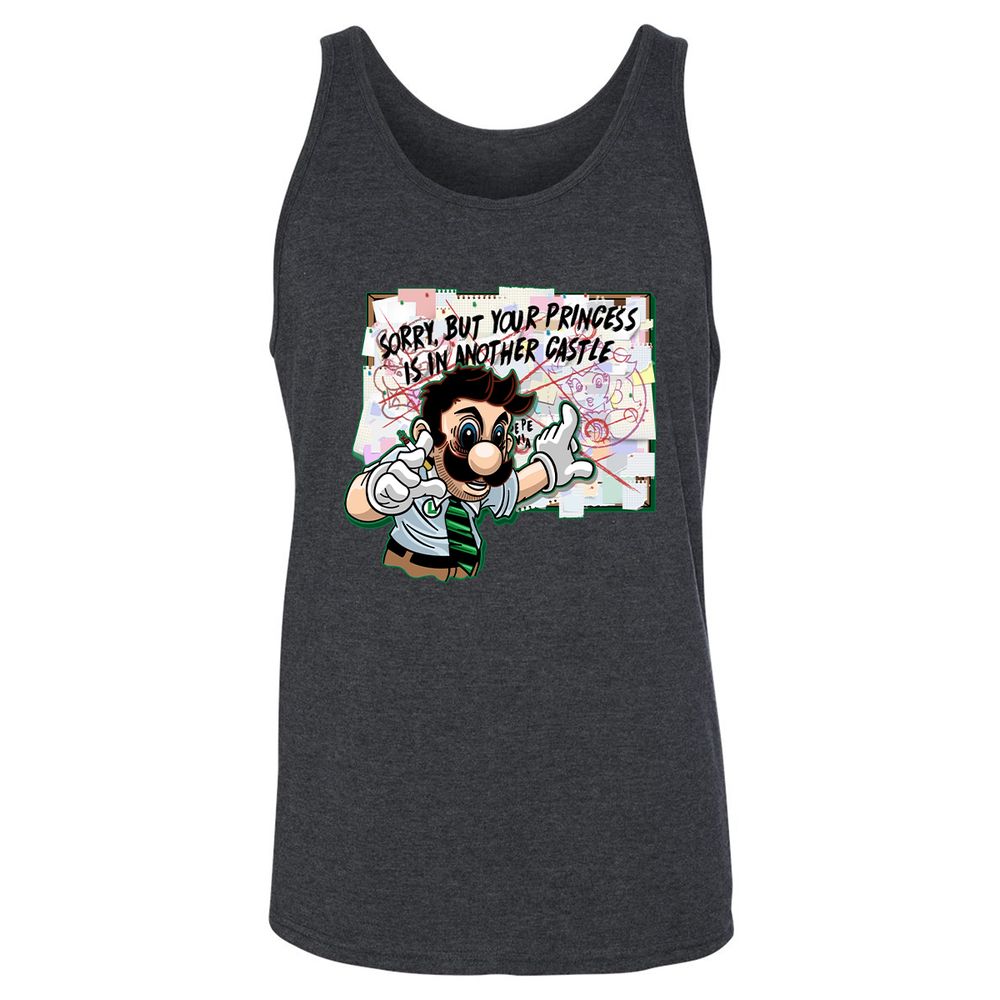 Unisex Jersey Tank - JDW5ZHQ3 - Dark Grey Heather - 6