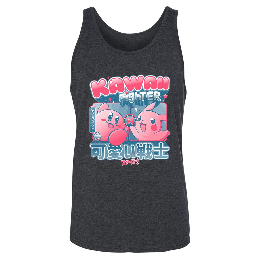 Unisex Jersey Tank - JHF4E23P - Dark Grey Heather - 6