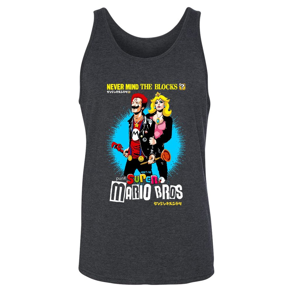 Unisex Jersey Tank - ZJGW2KAR - Dark Grey Heather - 6