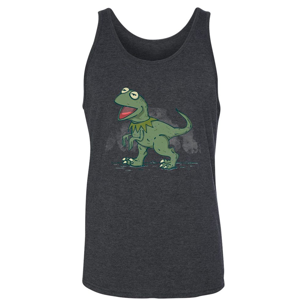 Unisex Jersey Tank - KNTKSKSX - Dark Grey Heather - 6