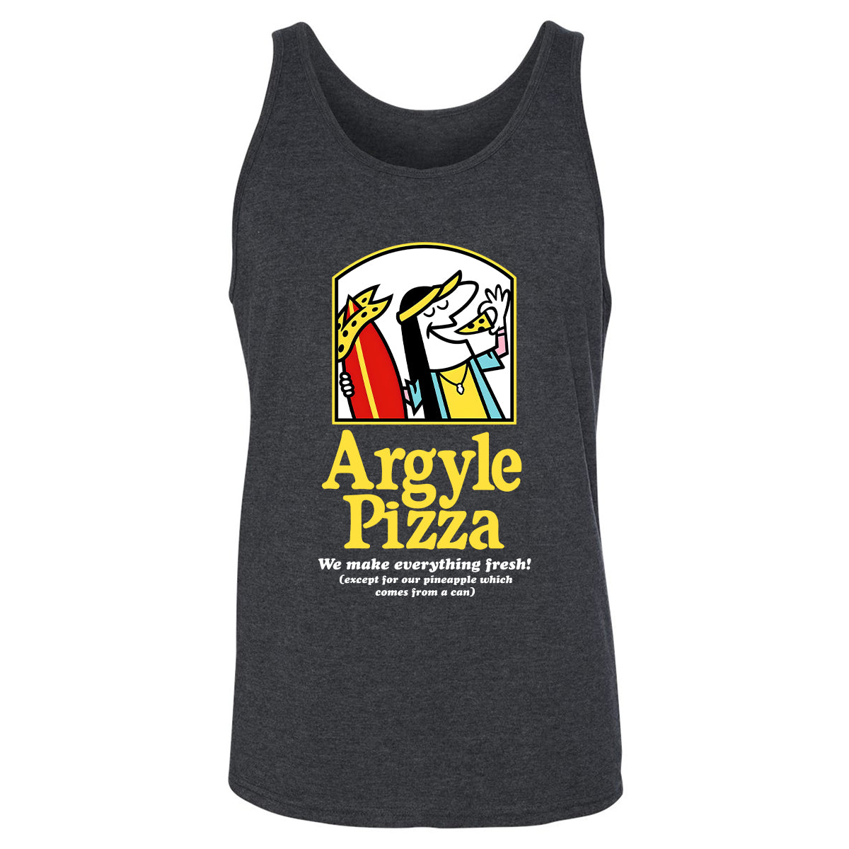 Unisex Jersey Tank - 7G4K4M6L - Dark Grey Heather - 6