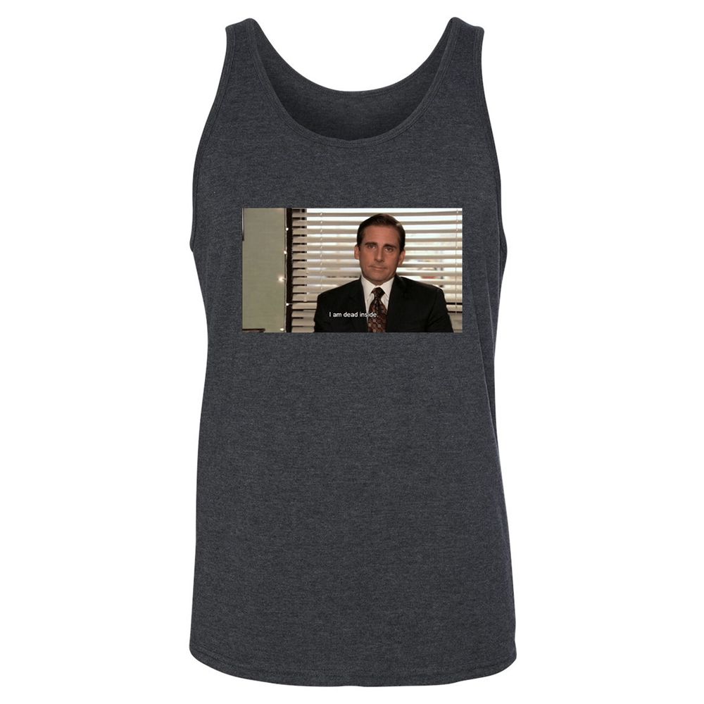 Unisex Jersey Tank - F7THPECN - Dark Grey Heather - 6