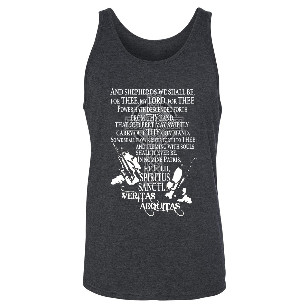 Unisex Jersey Tank - RF2W836G - Dark Grey Heather - 6