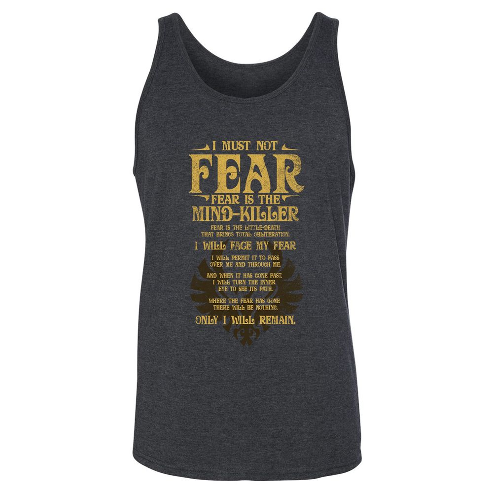 Unisex Jersey Tank - FZQJ48FQ - Dark Grey Heather - 6