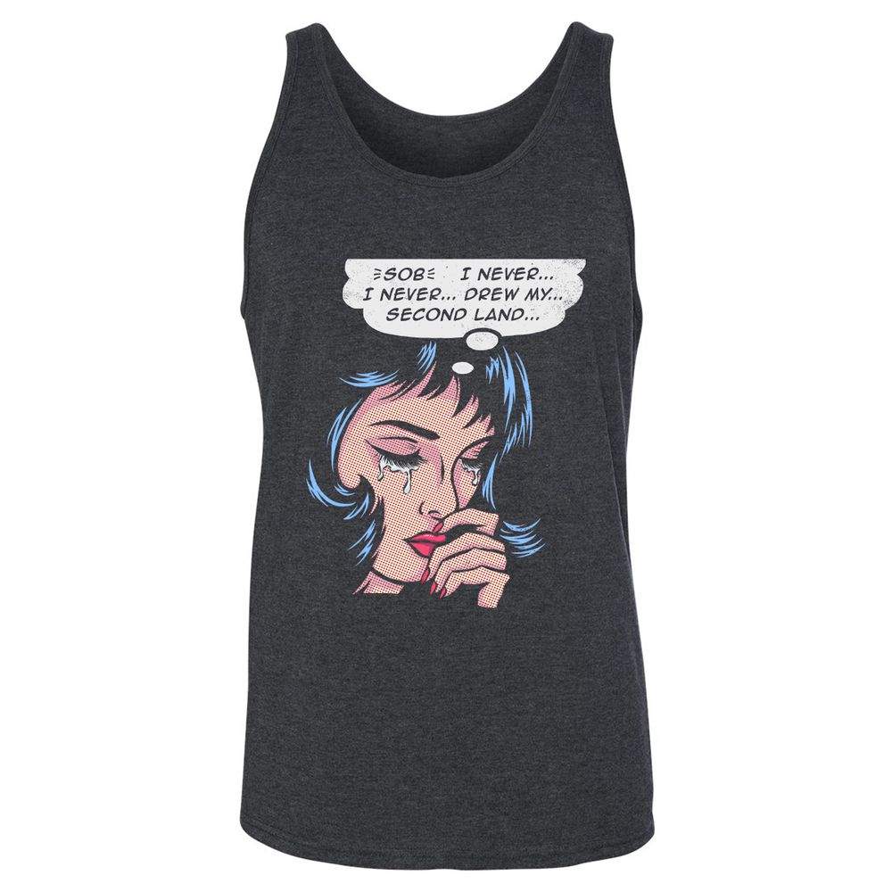 Unisex Jersey Tank - 5UBAQEZR - Dark Grey Heather - 6