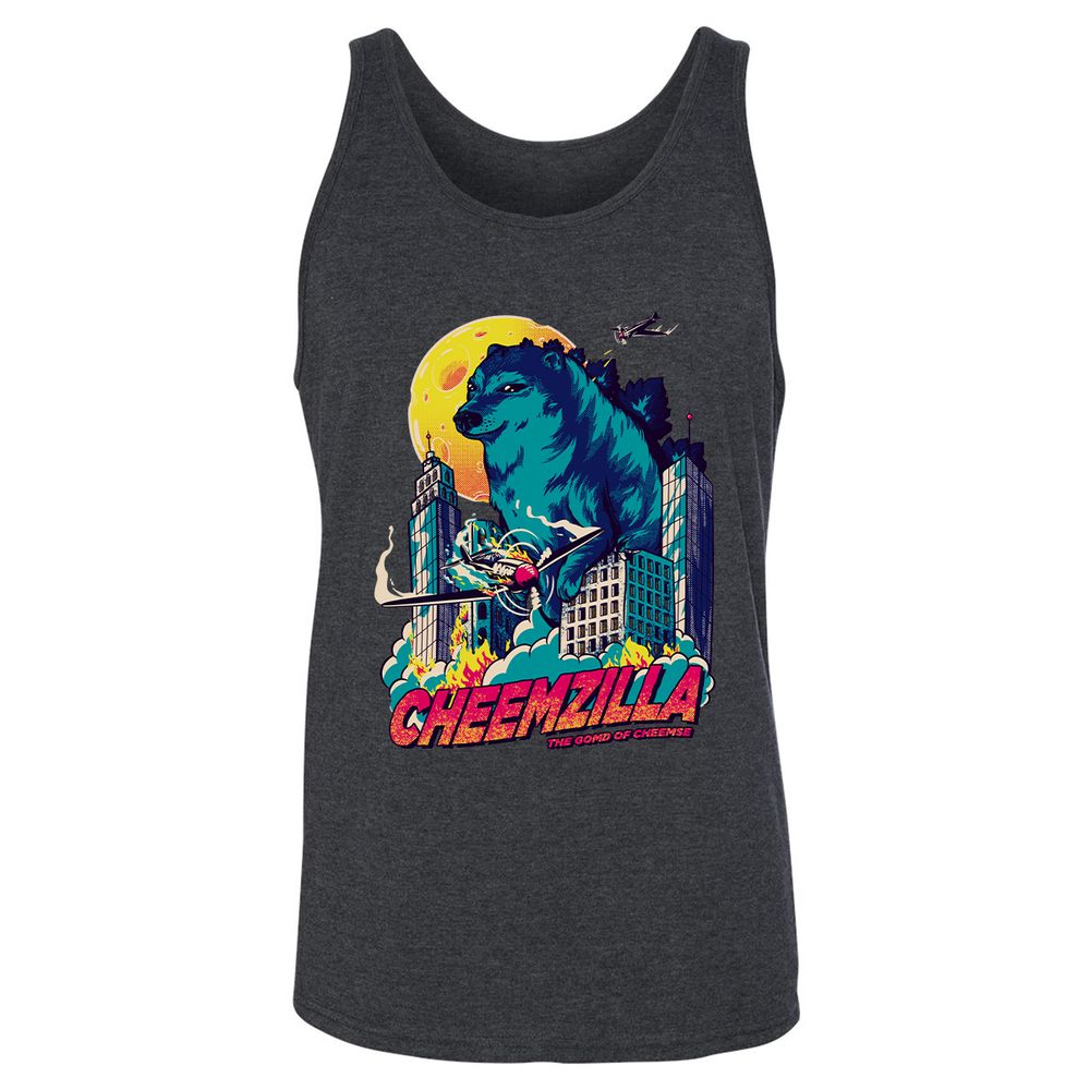 Unisex Jersey Tank - 1KPN8UCV - Dark Grey Heather - 6