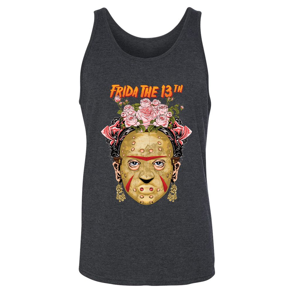 Unisex Jersey Tank - E1JKNXA3 - Dark Grey Heather - 6