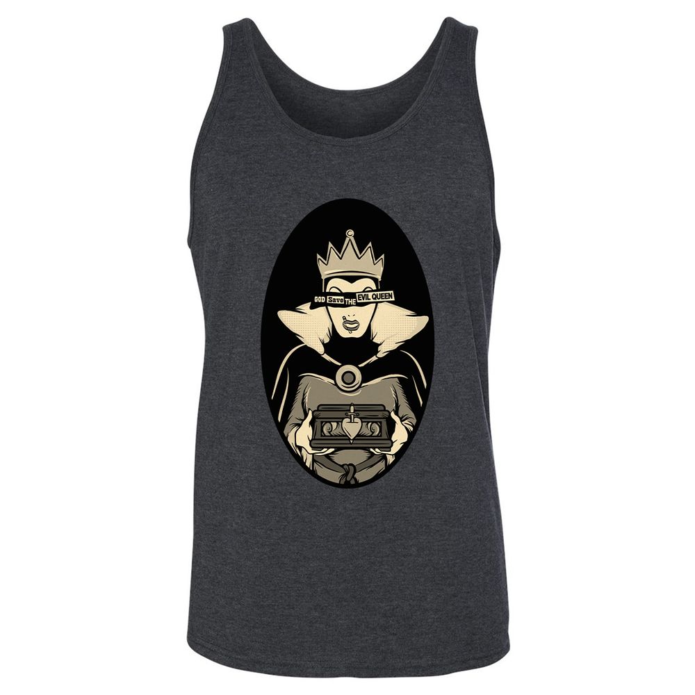 Unisex Jersey Tank - HENCLTEE - Dark Grey Heather - 6