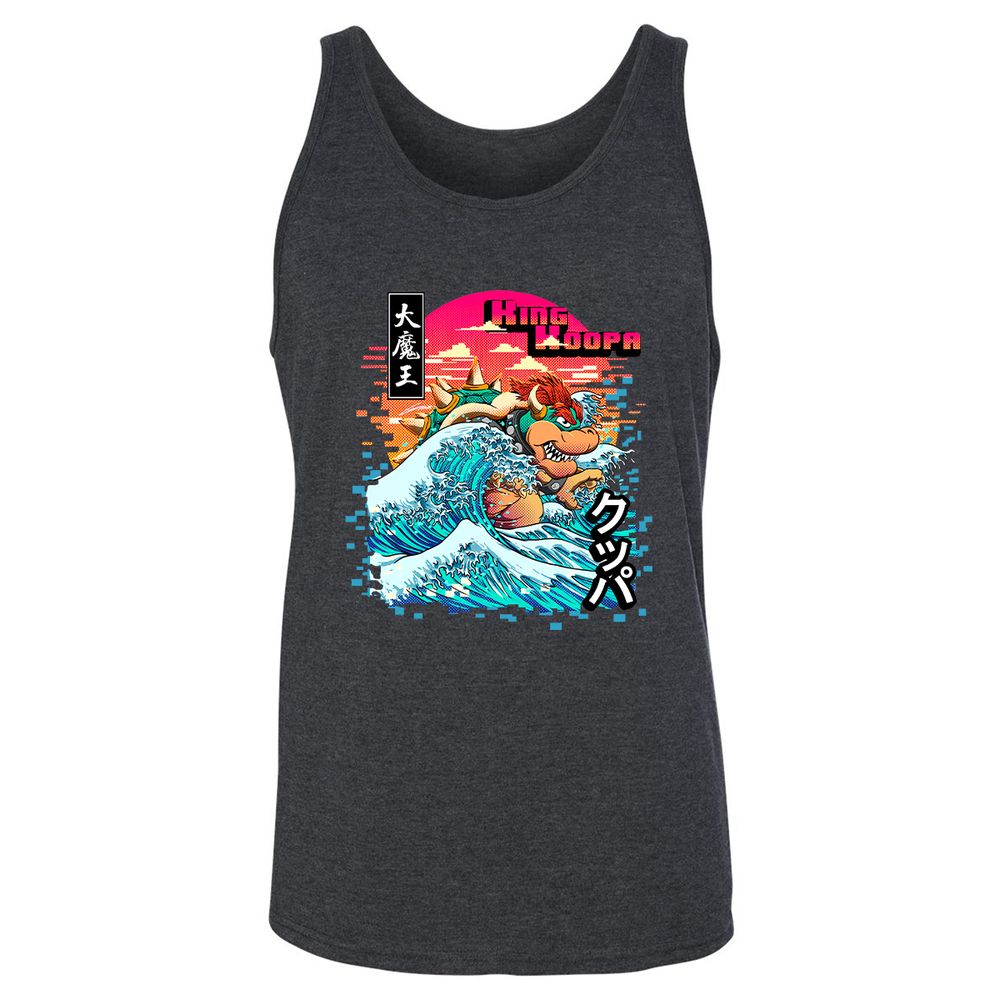 Unisex Jersey Tank - WDAV33CR - Dark Grey Heather - 6