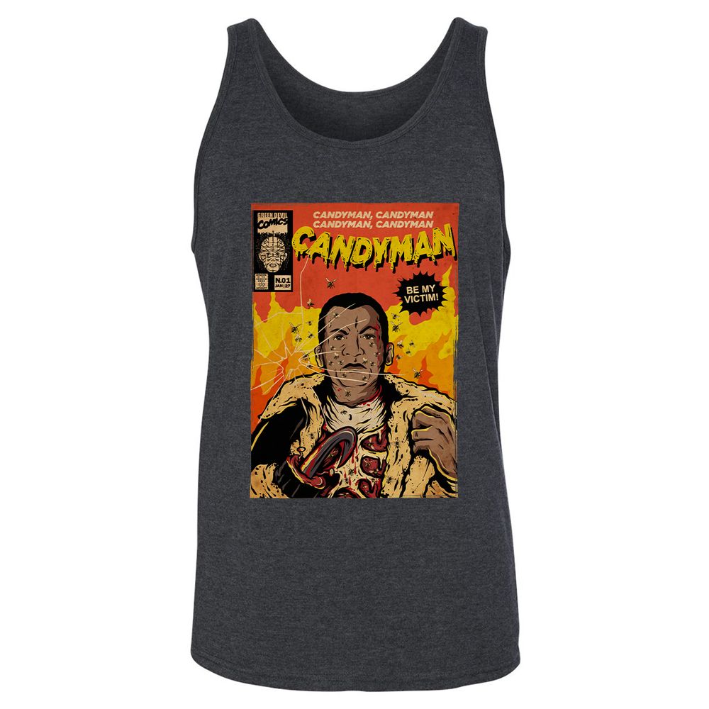 Unisex Jersey Tank - CV76TMHU - Dark Grey Heather - 6