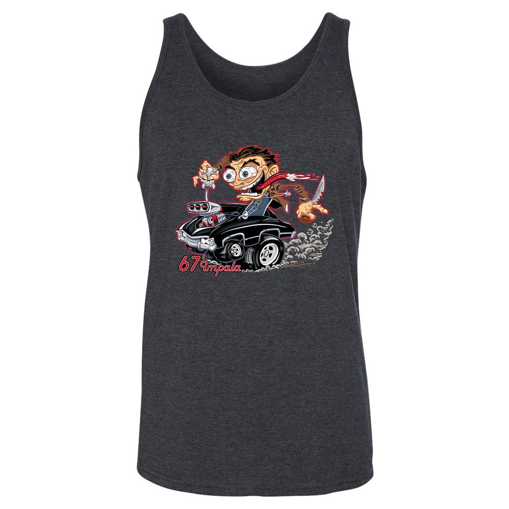 Unisex Jersey Tank - DVKAE19T - Dark Grey Heather - 6