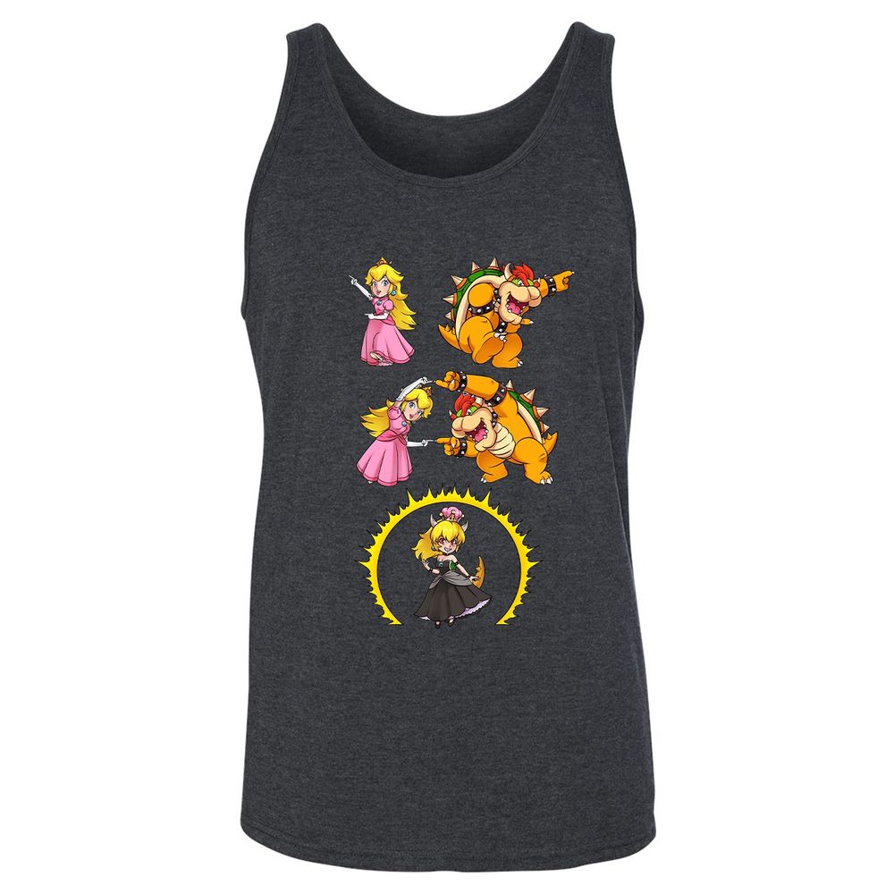 Unisex Jersey Tank - 4WD5R4Q5 - Dark Grey Heather - 6