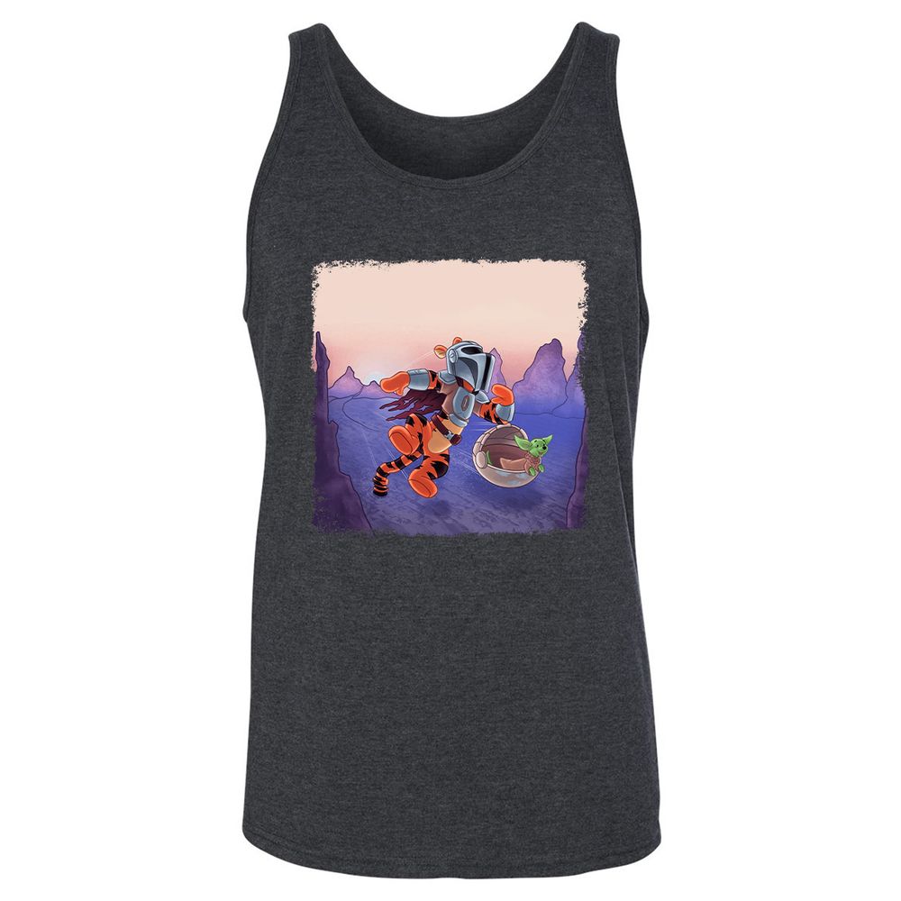 Unisex Jersey Tank - YWF3P6JV - Dark Grey Heather - 6