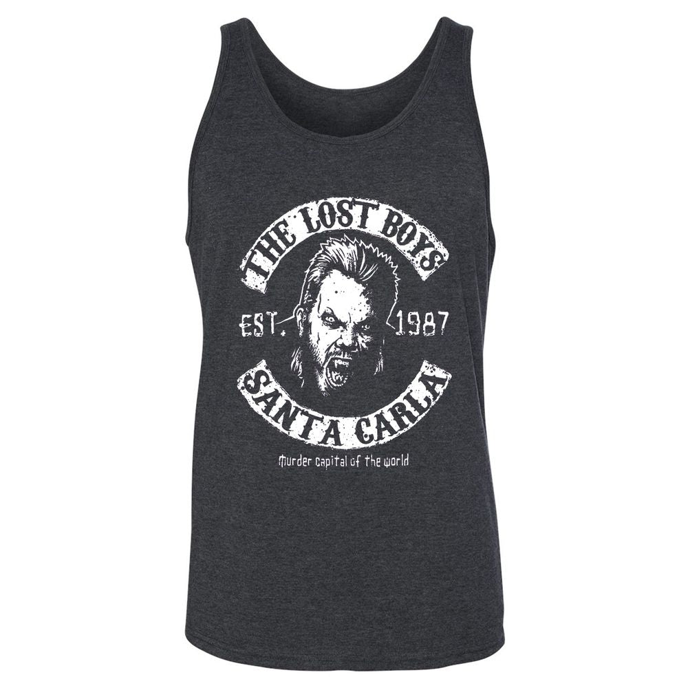 Unisex Jersey Tank - MYPSTUKY - Dark Grey Heather - 6
