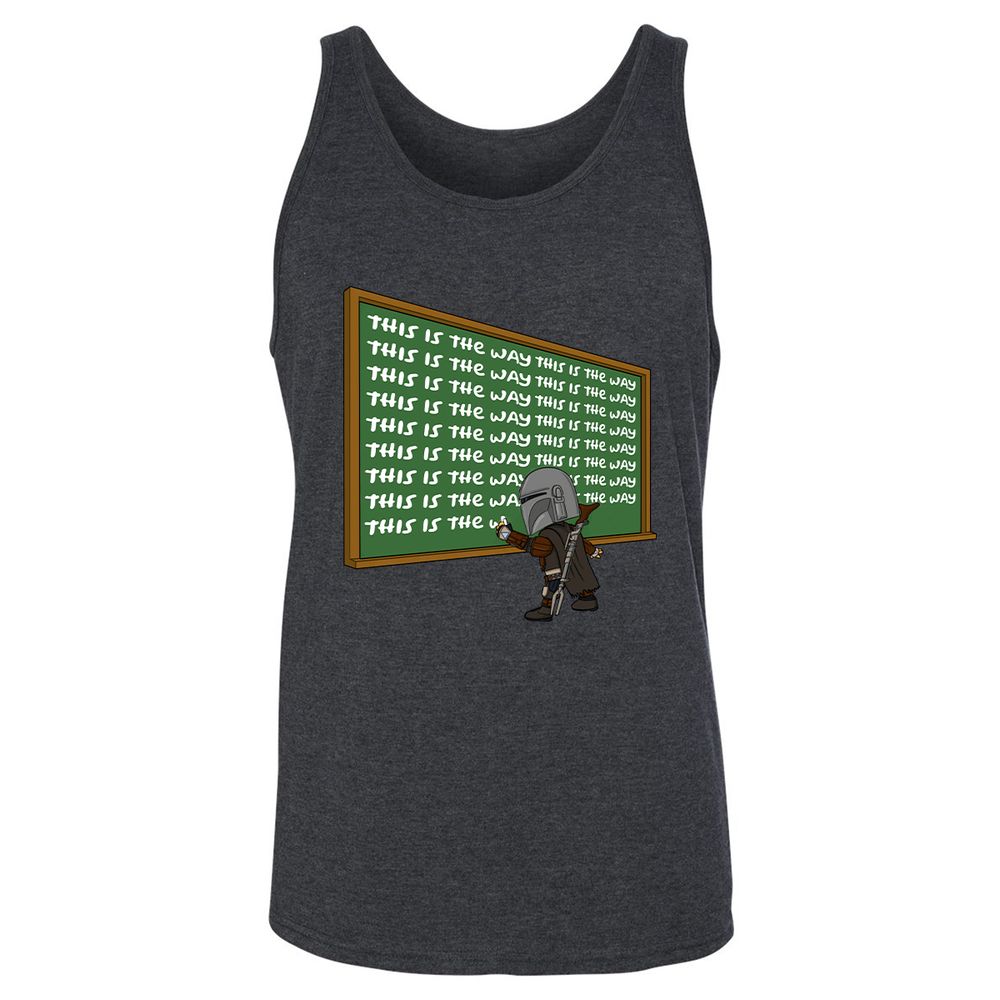 Unisex Jersey Tank - ASLK4LBB - Dark Grey Heather - 6