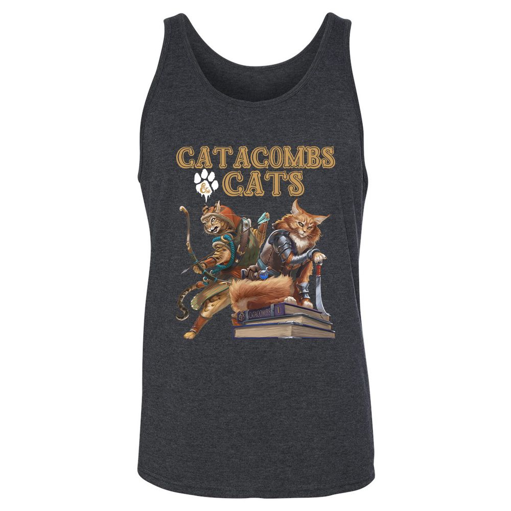 Unisex Jersey Tank - UKZ33DCF - Dark Grey Heather - 6