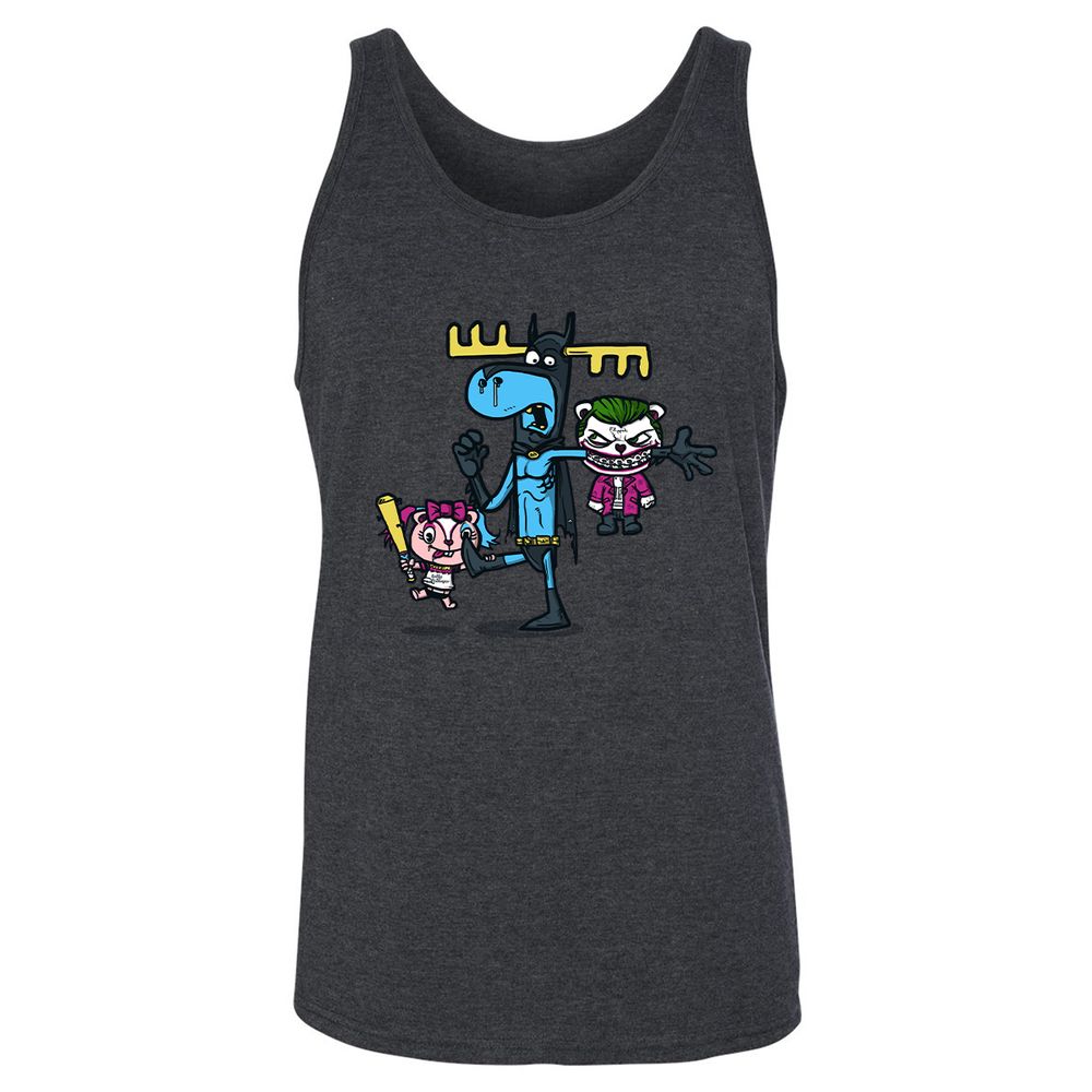 Unisex Jersey Tank - WATYMZJD - Dark Grey Heather - 6
