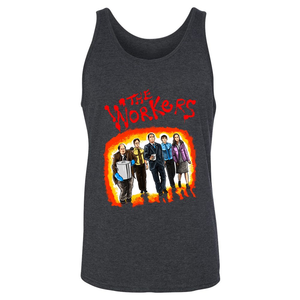 Unisex Jersey Tank - D178WL1H - Dark Grey Heather - 6