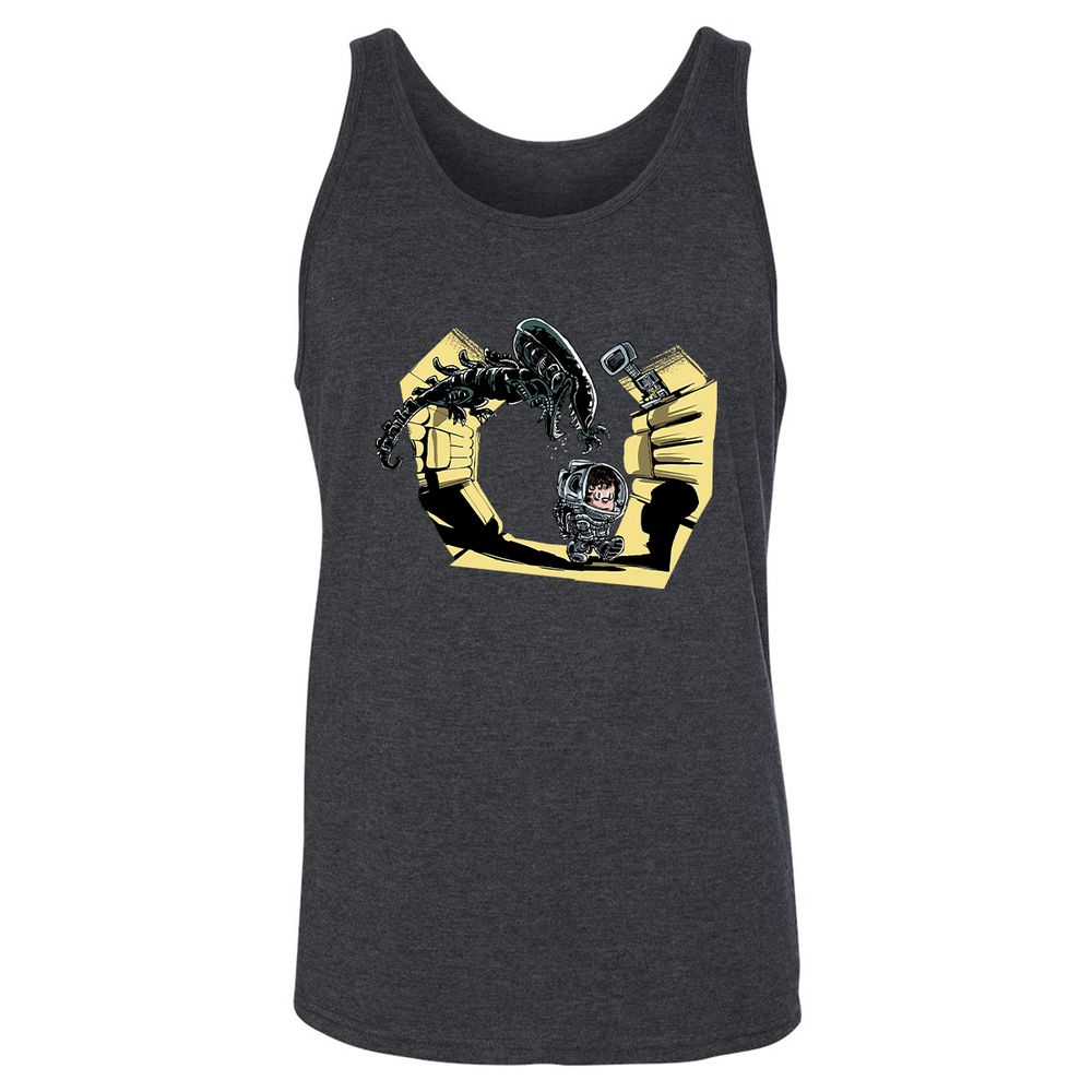 Unisex Jersey Tank - QDNRKEZ6 - Dark Grey Heather - 6